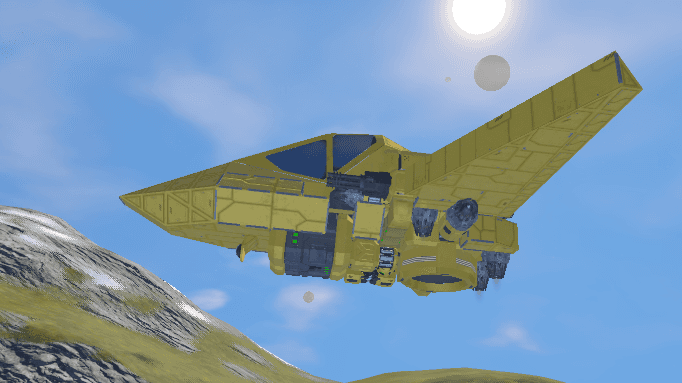 飞燕一号·仿_武器_矿物探测_求生装置 — Space Engineers Workshop preview
