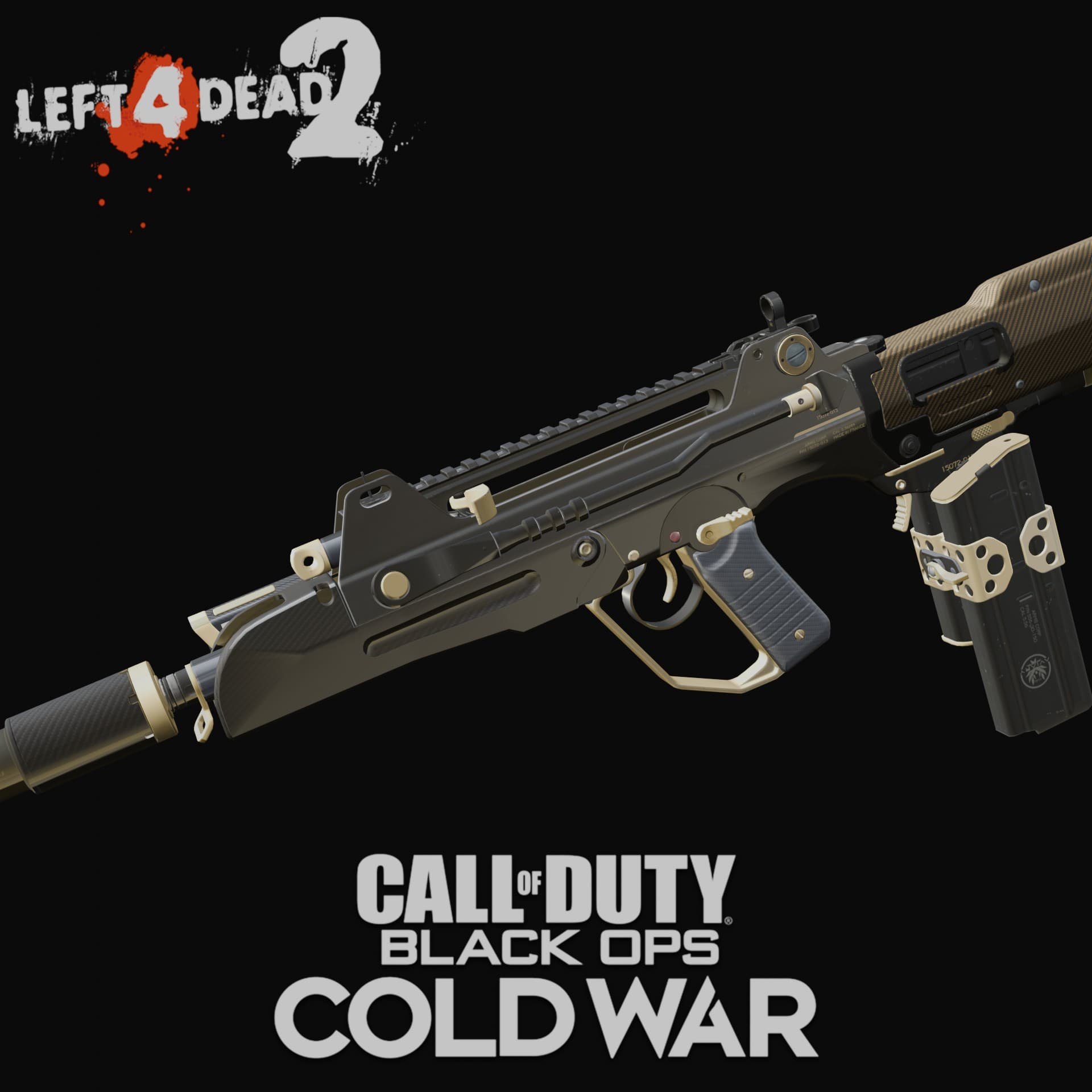 COD17:Black Ops Cold  FFAR 1（Mac10) — Left 4 Dead 2 Steam Workshop preview image