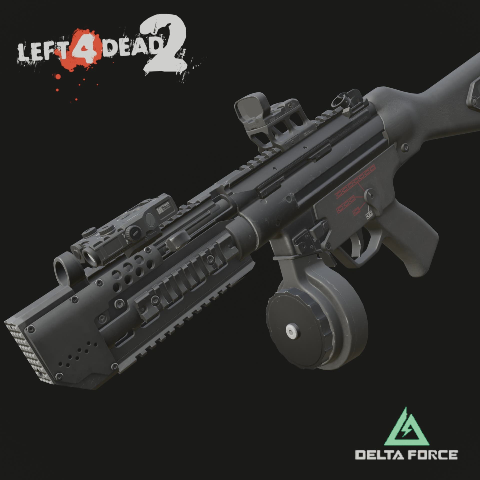 Delta Force:Hawk Ops Mp5 (mp5) — Left 4 Dead 2 Steam Workshop preview image