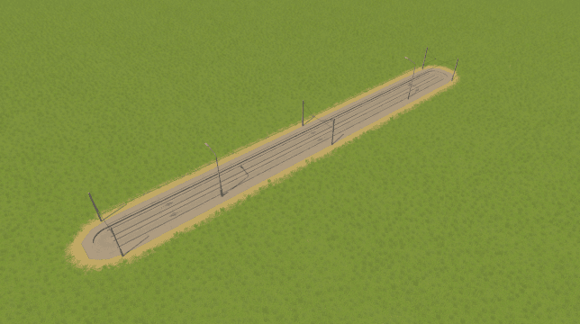 Tram Two Way No Peds — Cities: Skylines Workshop preview