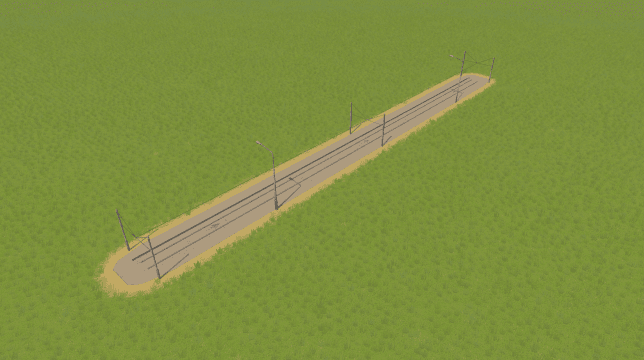 Tram One Way No Peds — Cities: Skylines Workshop preview