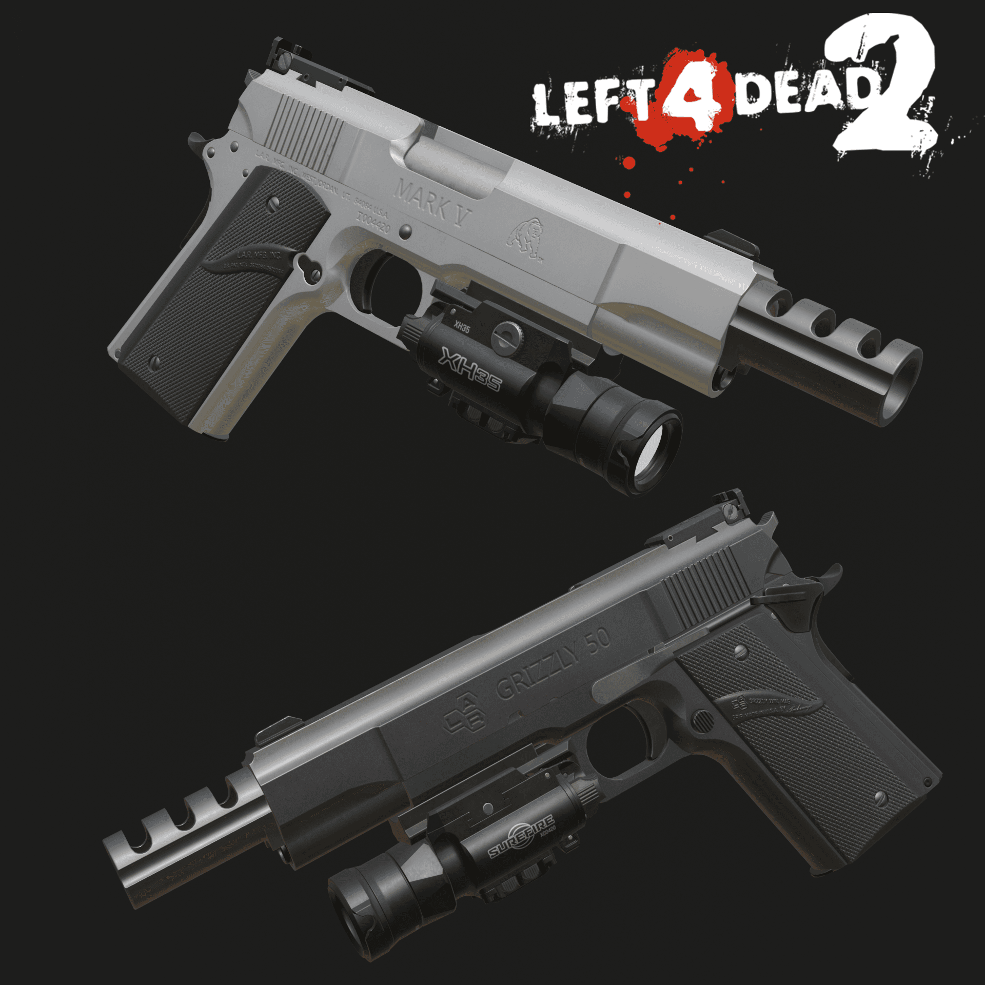 LAR Grizzly MKV (Magnum) — Left 4 Dead 2 Steam Workshop preview image