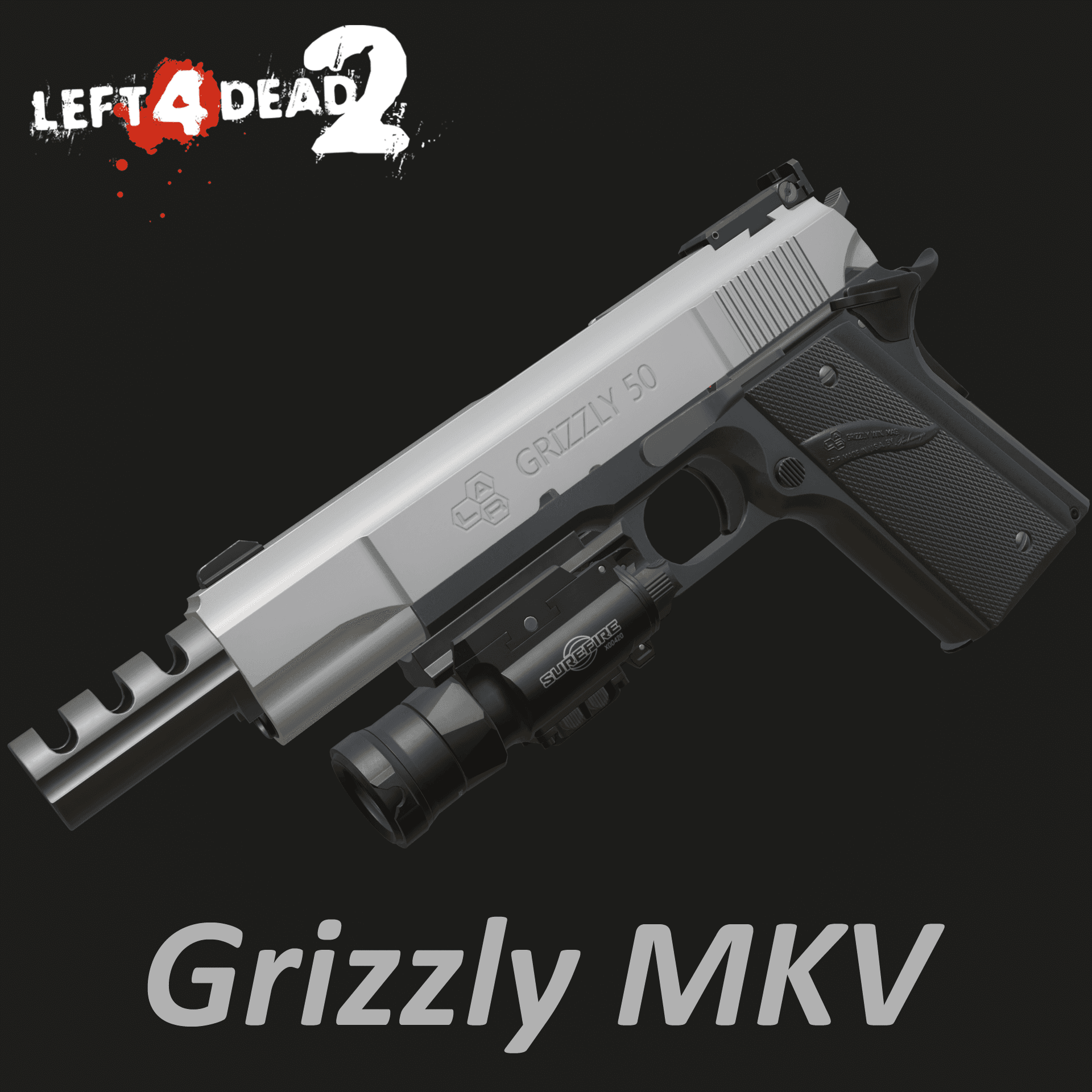 Grizzly MKV materials-sliver&black
 — Left 4 Dead 2 Steam Workshop preview image
