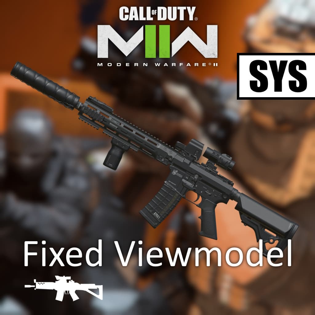 MW22 M4 "M4V7-S" Build Black (SG552) (Fixed View) — Left 4 Dead 2 Steam Workshop preview image