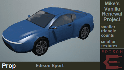 edison sport prop — Cities: Skylines Steam Workshop preview image