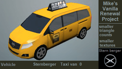 taxi sternberger van 0 — Cities: Skylines Steam Workshop preview image