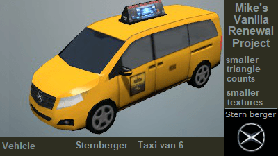 taxi sternberger van 6 — Cities: Skylines Steam Workshop preview image
