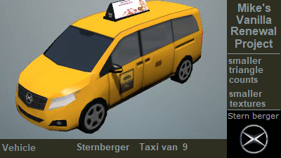 taxi sternberger van 09 — Cities: Skylines Steam Workshop preview image