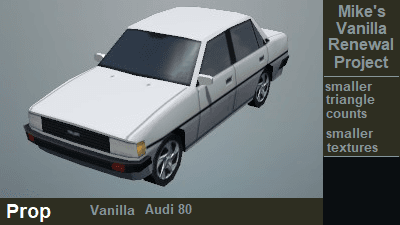vanilla audi 80 prop — Cities: Skylines Steam Workshop preview image
