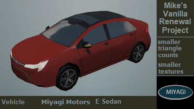 miyagi e sedan — Cities: Skylines Steam Workshop preview image