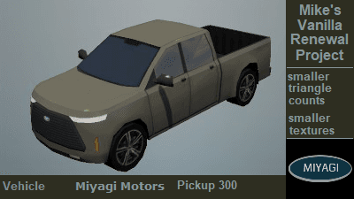 miyagi pickup 300 — Cities: Skylines Steam Workshop preview image