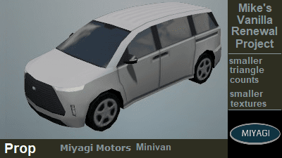 miyagi minivan prop — Cities: Skylines Steam Workshop preview image