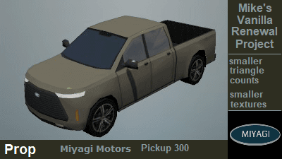 miyagi pickup 300 prop — Cities: Skylines Steam Workshop preview image