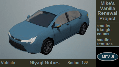 miyagi sedan 100 — Cities: Skylines Steam Workshop preview image