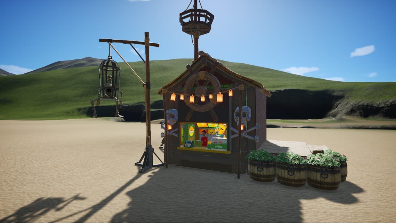 Pirate themed soda store — Planet Coaster Workshop preview