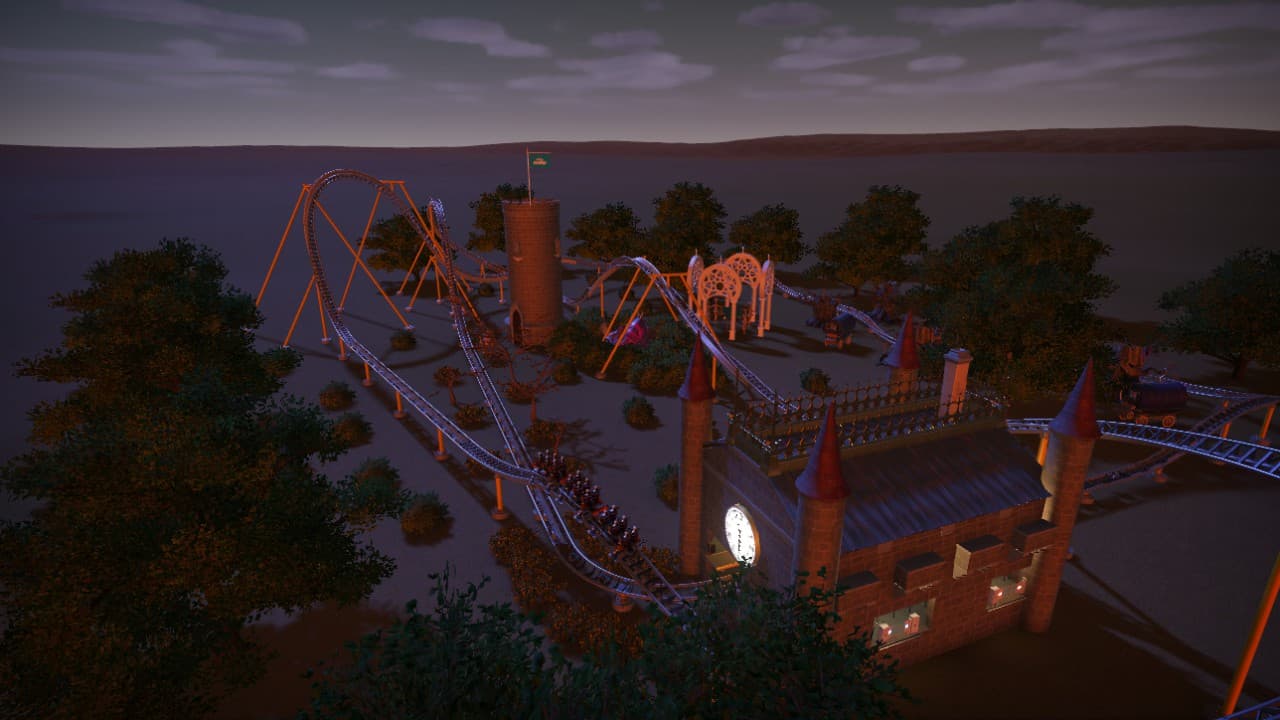 Fairytale castle themed coaster — Planet Coaster Workshop preview
