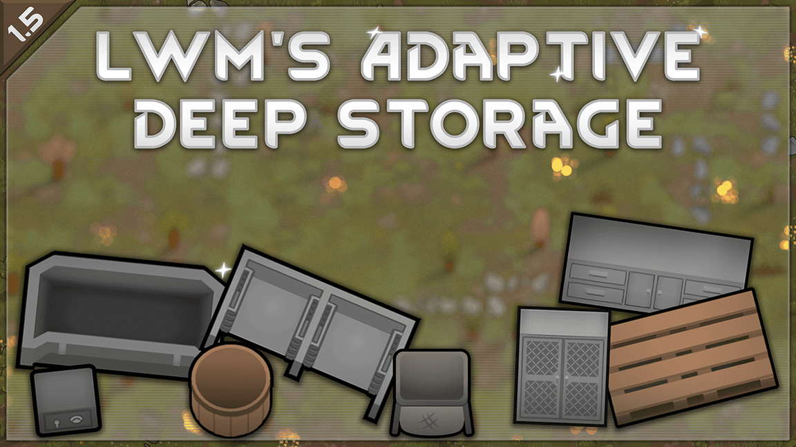 LWM's Adaptive Deep Storage — RimWorld Steam Workshop preview image
