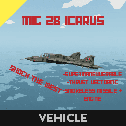 MiG 28 Icarus | Supermanuverable | Thrust vectoring — Stormworks: Build and Rescue Steam Workshop preview image