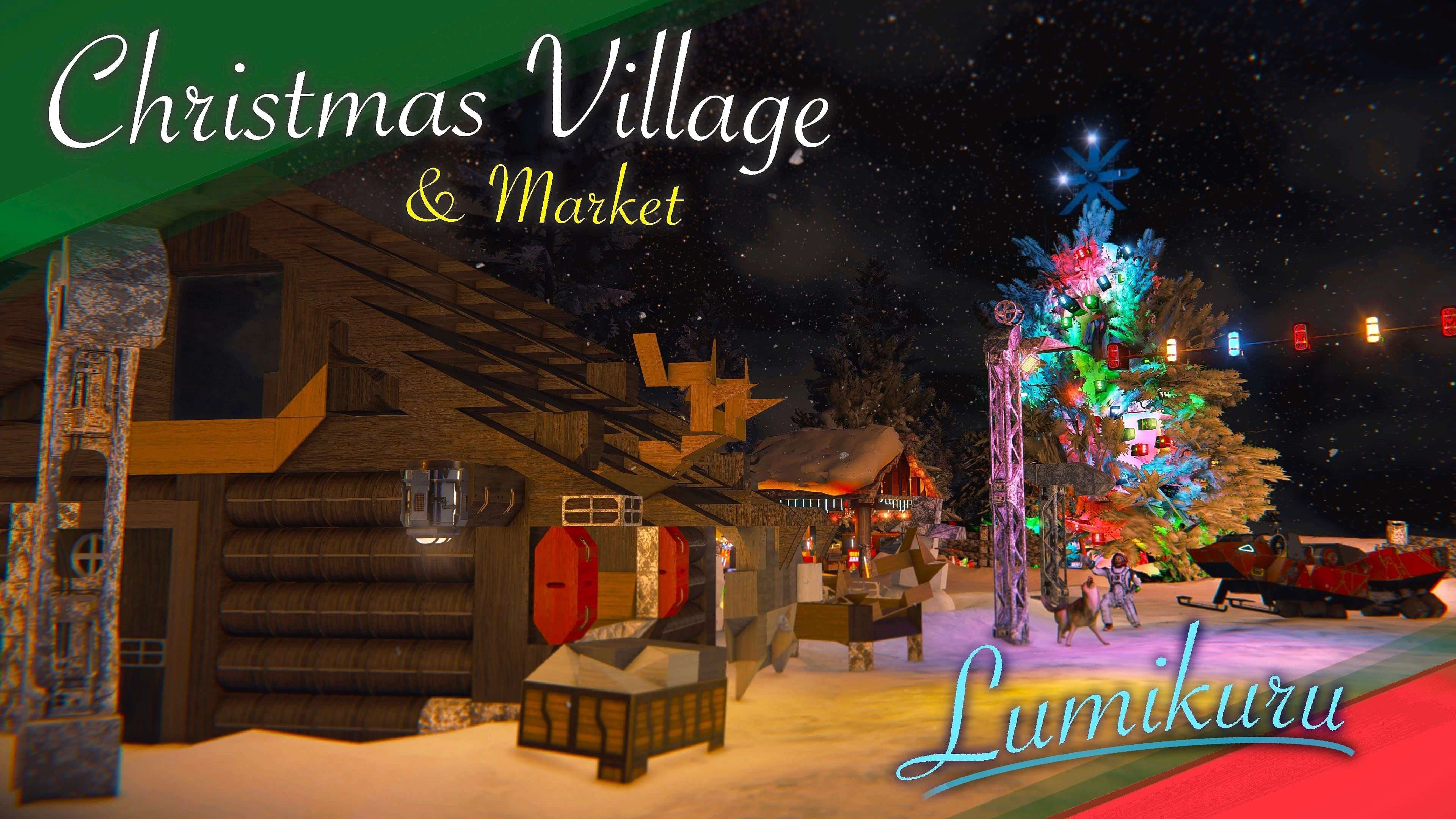 Lumikuru - Christmas Village & Market — Space Engineers Steam Workshop preview image