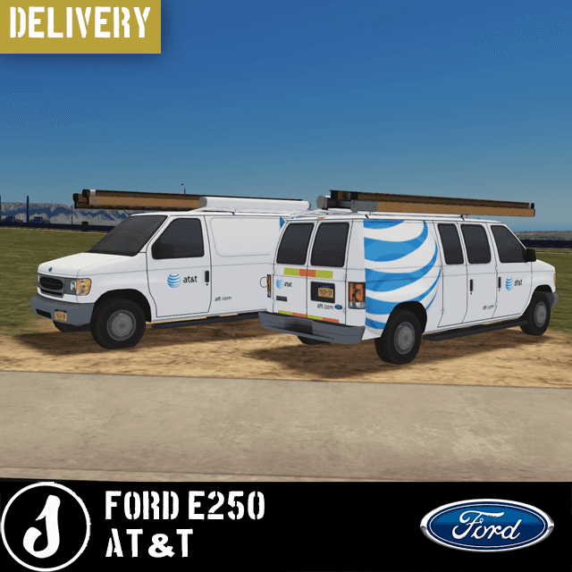 Ford E250 AT&T van — Cities: Skylines Steam Workshop preview image