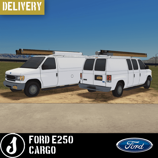 Ford E250 cargo van v1 — Cities: Skylines Steam Workshop preview image