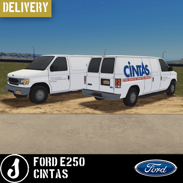 Ford E250 Cintas van — Cities: Skylines Steam Workshop preview image