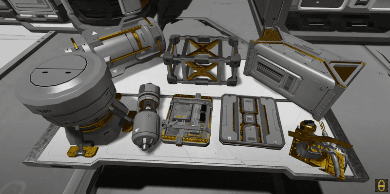 Galax Prototech Frame and Scrap — Space Engineers Workshop preview