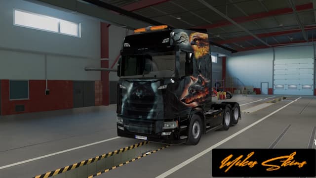 Wolfs Skin black — Euro Truck Simulator 2 Workshop preview