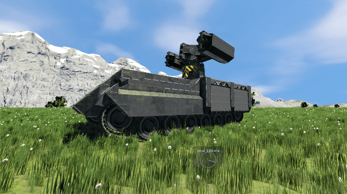 МцТ-ТТ c ЗРК Д-73 (Стрела-7) — Space Engineers Steam Workshop preview image