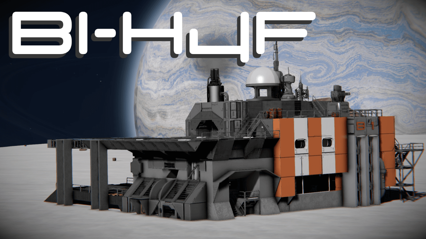 B1-H4F Station (Vanilla) — Space Engineers Workshop preview