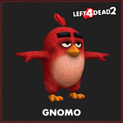 Gnomo Red Angry Bird
 — Left 4 Dead 2 Steam Workshop preview image