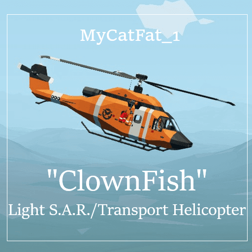 "ClownFish" Light S.A.R./Transport Helicopter — Stormworks: Build and Rescue Workshop preview