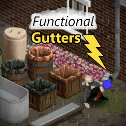 [B42] Functional Gutters — Project Zomboid Steam Workshop preview image