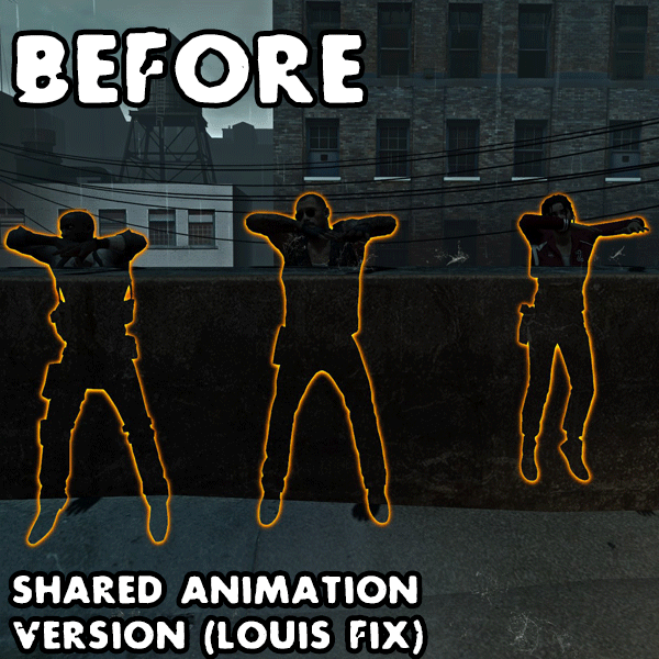 [xdR] Ledge Hanging Fixes [Shared Animations Version] — Left 4 Dead 2 Steam Workshop preview image