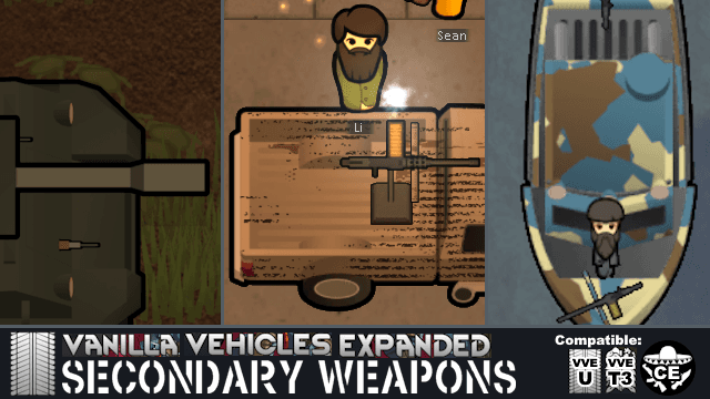 VVE - Secondary Weapons — RimWorld Steam Workshop preview image