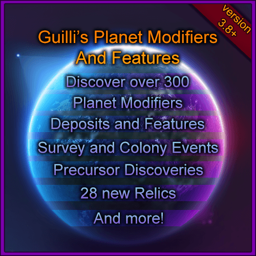 [3.14] Guilli's Planet Modifiers and Features - 3.14 Patch — Stellaris Steam Workshop preview image