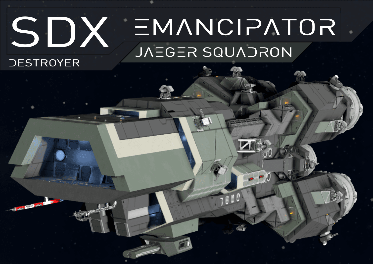 [SDX - JGSQ] Emancipator V2 — Space Engineers Steam Workshop preview image
