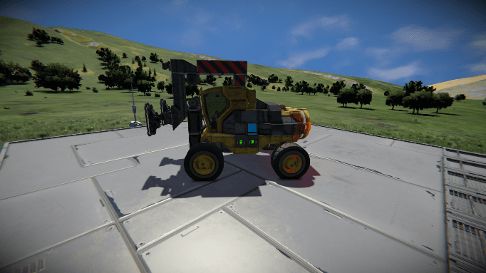 Chariot élévateur LFL-1 — Space Engineers Workshop preview