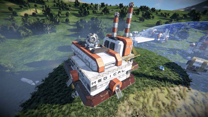 Starter Medical Center — Space Engineers Workshop preview