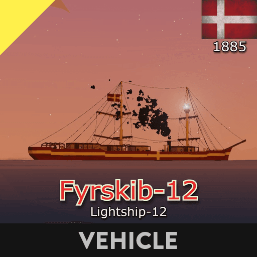 Danish Lightship "S.S Thors rev. Fyrskib Nr12" 1885 [Sinkable] — Stormworks: Build and Rescue Steam Workshop preview image