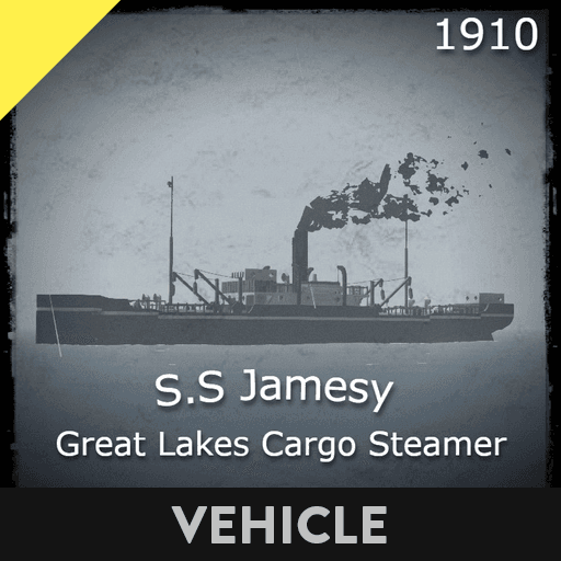 S.S Jamesy - Great Lakes Cargo Steamer — Stormworks: Build and Rescue Workshop preview