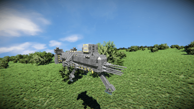 Heavy Gunship (Infinite Ammo Needed) — Space Engineers Workshop preview