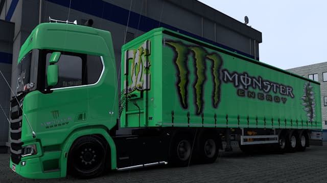 CONJUNTO MONSTER SCANIA R + REBOQUE SCS BOX — Euro Truck Simulator 2 Steam Workshop preview image