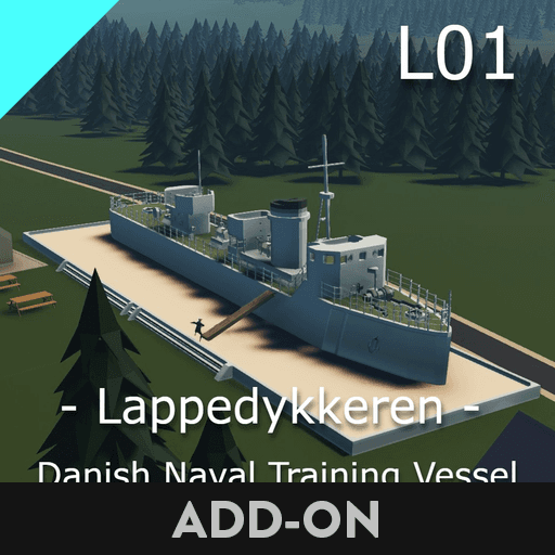 Lappedykkeren - L01 Ground based Training Vessel  1959-2008 — Stormworks: Build and Rescue Steam Workshop preview image