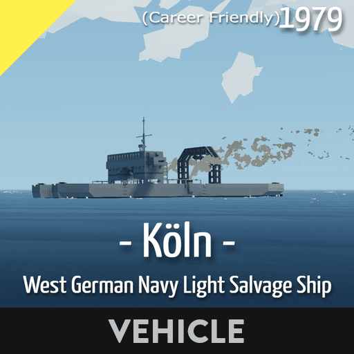 Köln - West German Light Salvage Ship (LSS-1) — Stormworks: Build and Rescue Steam Workshop preview image