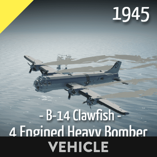 B-14 "Clawfish" 4 Engined Heavy bomber — Stormworks: Build and Rescue Steam Workshop preview image