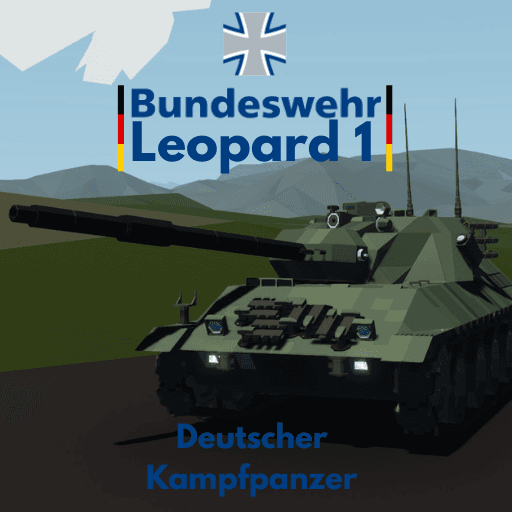 Leopard 1 - Working Hull Armor! — Stormworks: Build and Rescue Steam Workshop preview image