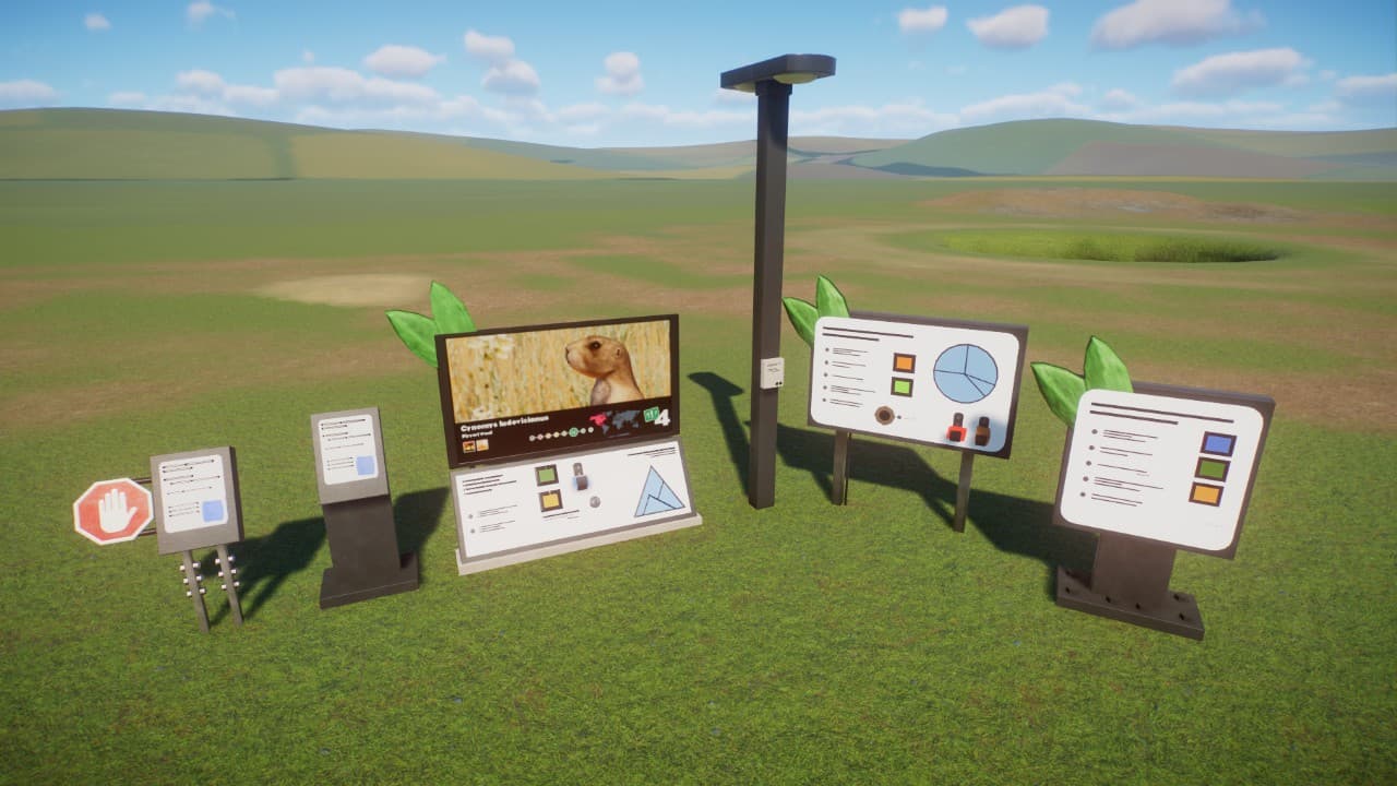 Information Signs — Planet Zoo Workshop preview