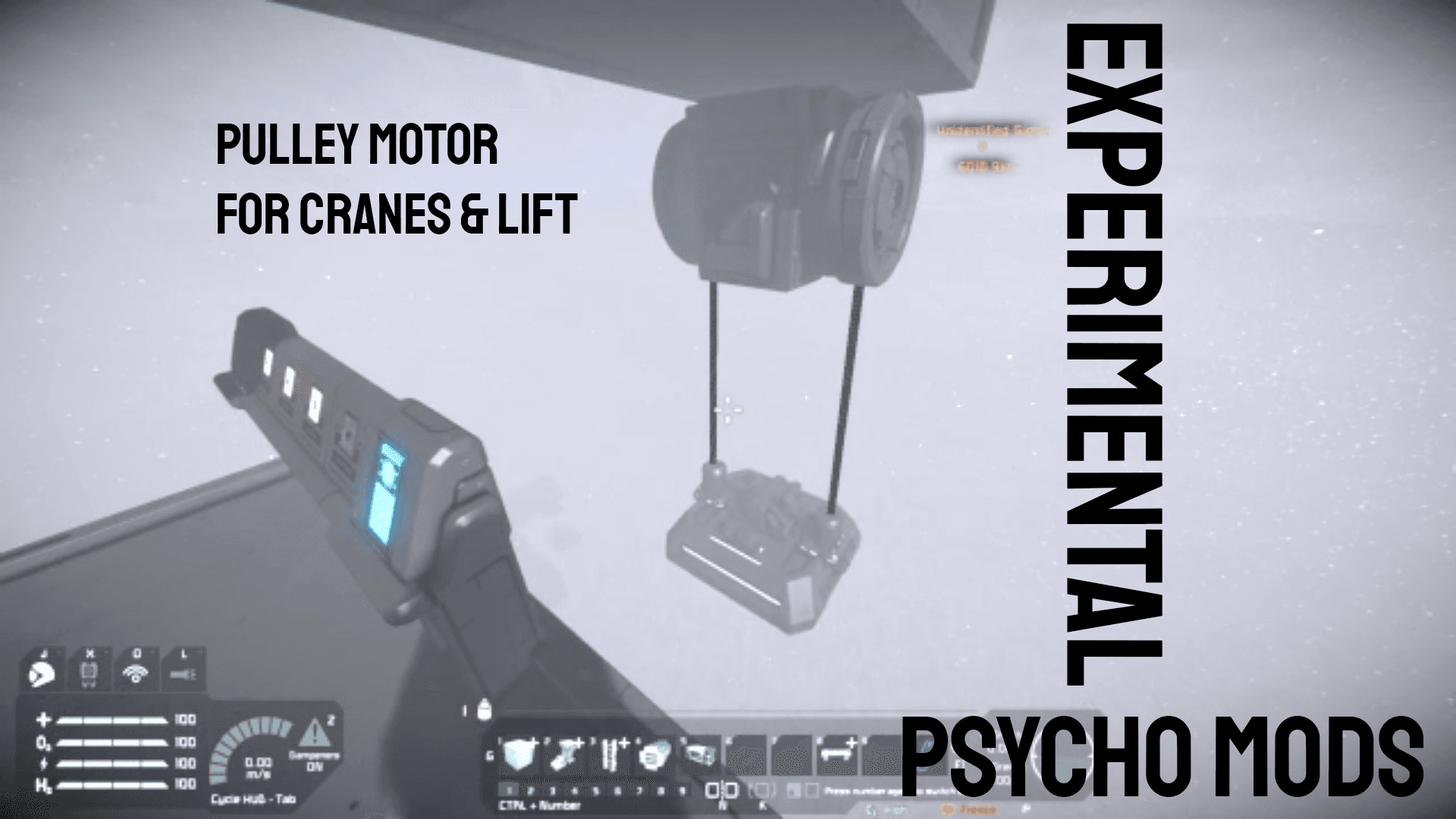 [Psycho] Pulley Motor (Experimental) [DO NOT USE THIS, USE FULL RELEASE IN DESCRIPTION!] — Space Engineers Steam Workshop preview image