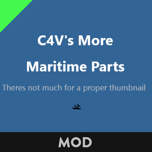C4V's More Maritime Parts — Stormworks: Build and Rescue Steam Workshop preview image